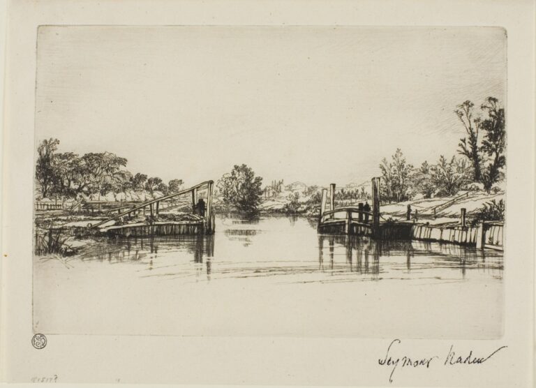Egham Lock, selected for an article about sudden personality change midlife partner.
